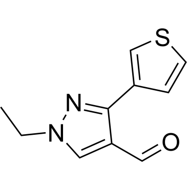 1-Ethyl-3-(thiophen-3-yl)-1H-pyrazole-4-carbaldehyde|CS-1169254