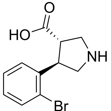 (3S,4R)-4-(2-Bromophenyl)pyrrolidine-3-carboxylic acid|CS-1169400