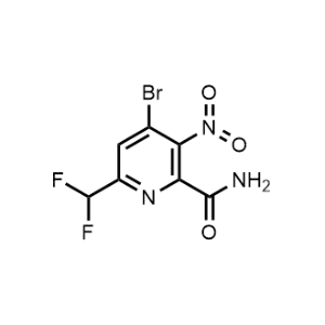 4-Bromo-6-(difluoromethyl)-3-nitropicolinamide|CS-1169508