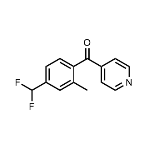 (4-(Difluoromethyl)-2-methylphenyl)(pyridin-4-yl)methanone|CS-1169525