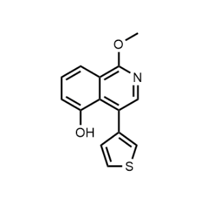 1-Methoxy-4-(thiophen-3-yl)isoquinolin-5-ol|CS-1169568