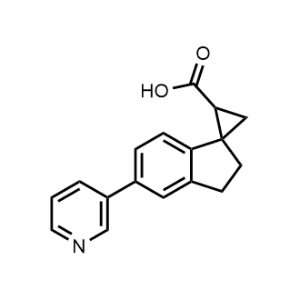 5'-(Pyridin-3-yl)-2',3'-dihydrospiro[cyclopropane-1,1'-indene]-2-carboxylic acid|CS-1169575