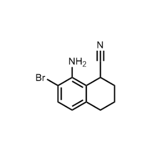 8-Amino-7-bromo-1,2,3,4-tetrahydronaphthalene-1-carbonitrile|CS-1169659