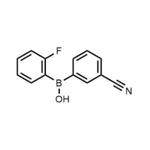 3-((2-Fluorophenyl)(hydroxy)boranyl)benzonitrile|CS-1169744