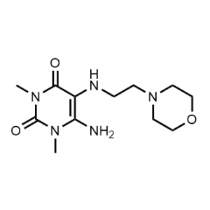 6-Amino-1,3-dimethyl-5-((2-morpholinoethyl)amino)pyrimidine-2,4(1H,3H)-dione|CS-1169913