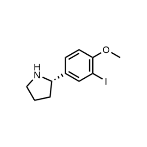(S)-2-(3-Iodo-4-methoxyphenyl)pyrrolidine|CS-1169922