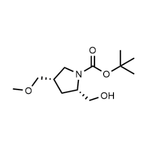 Tert-butyl (2S,4S)-2-(hydroxymethyl)-4-(methoxymethyl)pyrrolidine-1-carboxylate|CS-1169944