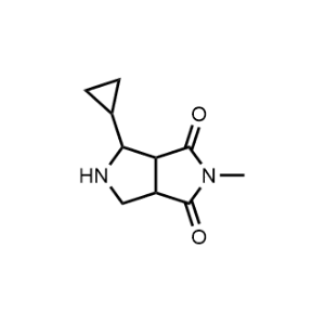4-Cyclopropyl-2-methyltetrahydropyrrolo[3,4-c]pyrrole-1,3(2H,3aH)-dione|CS-1170025