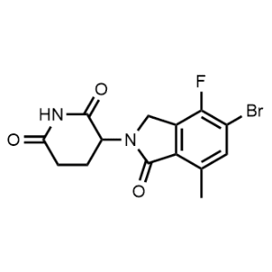 3-(5-Bromo-4-fluoro-7-methyl-1-oxoisoindolin-2-yl)piperidine-2,6-dione|CS-1170389