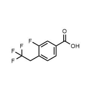 3-Fluoro-4-(2,2,2-trifluoroethyl)benzoic acid|CS-1170647