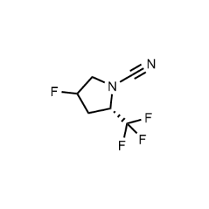 (2S)-4-Fluoro-2-(trifluoromethyl)-1-pyrrolidinecarbonitrile|CS-1170881