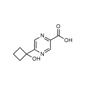 5-(1-Hydroxycyclobutyl)pyrazine-2-carboxylic acid|CS-1171141