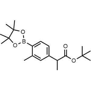 tert-Butyl 2-(3-methyl-4-(4,4,5,5-tetramethyl-1,3,2-dioxaborolan-2-yl)phenyl)propanoate|CS-1171430