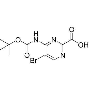 5-Bromo-4-((tert-butoxycarbonyl)amino)pyrimidine-2-carboxylic acid|CS-1171455