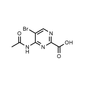 4-Acetamido-5-bromopyrimidine-2-carboxylic acid|CS-1171478