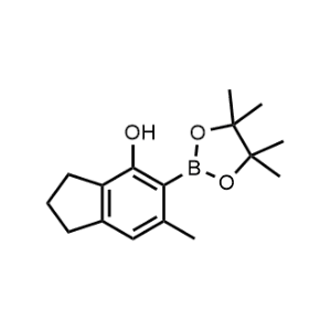 6-Methyl-5-(4,4,5,5-tetramethyl-1,3,2-dioxaborolan-2-yl)-2,3-dihydro-1H-inden-4-ol|CS-1171956
