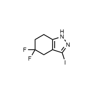 5,5-Difluoro-3-iodo-4,5,6,7-tetrahydro-1H-indazole|CS-1171980