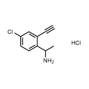 (S)-1-(4-Chloro-2-ethynylphenyl)ethan-1-amine hydrochloride|CS-1172464