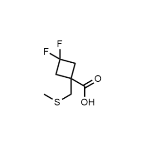 3,3-Difluoro-1-((methylthio)methyl)cyclobutane-1-carboxylic acid|CS-1172468
