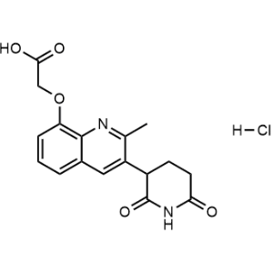 2-((3-(2,6-Dioxopiperidin-3-yl)-2-methylquinolin-8-yl)oxy)acetic acid hydrochloride|CS-1172529