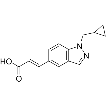 (E)-3-(1-(Cyclopropylmethyl)-1H-indazol-5-yl)acrylic acid|CS-1172541