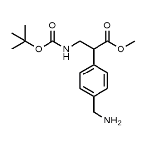 Methyl 2-(4-(aminomethyl)phenyl)-3-((tert-butoxycarbonyl)amino)propanoate|CS-1172543
