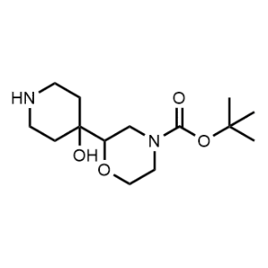 tert-Butyl 2-(4-hydroxypiperidin-4-yl)morpholine-4-carboxylate|CS-1172567