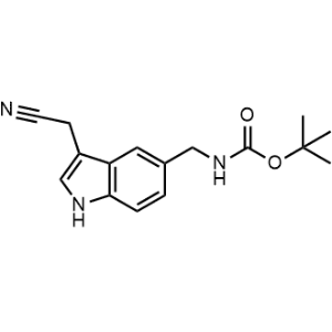 tert-Butyl ((3-(cyanomethyl)-1H-indol-5-yl)methyl)carbamate|CS-1172568