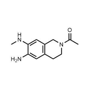 1-(6-Amino-7-(methylamino)-3,4-dihydroisoquinolin-2(1H)-yl)ethan-1-one|CS-1172575