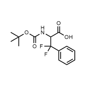2-((tert-Butoxycarbonyl)amino)-3,3-difluoro-3-phenylpropanoic acid|CS-1172763