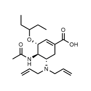 (3R,4R,5S)-4-Acetamido-5-(diallylamino)-3-(pentan-3-yloxy)cyclohex-1-ene-1-carboxylic acid  Oseltamivir Impurity|CS-1172989