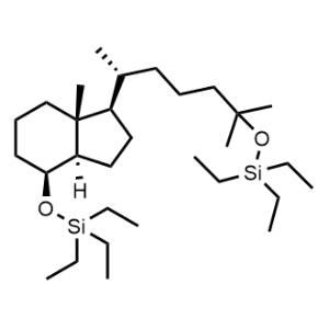 Triethyl(((1R,3aR,4S,7aR)-7a-methyl-1-((R)-6-methyl-6-((triethylsilyl)oxy)heptan-2-yl)octahydro-1H-inden-4-yl)oxy)silane calcitriol impurity|CS-1173077