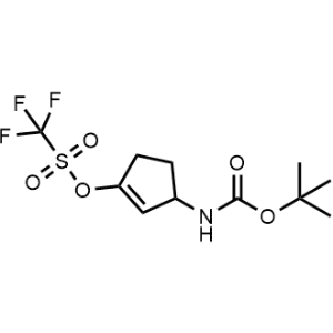3-((tert-Butoxycarbonyl)amino)cyclopent-1-en-1-yl trifluoromethanesulfonate|CS-1173248