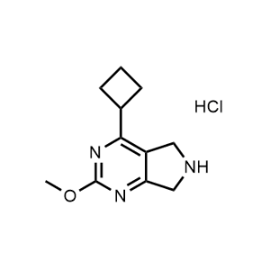 4-Cyclobutyl-2-methoxy-6,7-dihydro-5H-pyrrolo[3,4-d]pyrimidine hydrochloride|CS-1173272