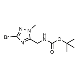 tert-Butyl ((3-bromo-1-methyl-1H-1,2,4-triazol-5-yl)methyl)carbamate|CS-1173285
