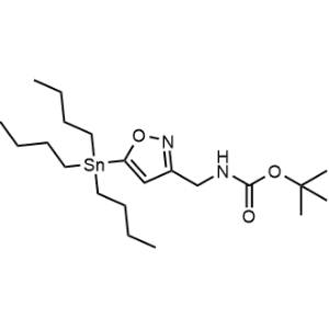 tert-Butyl ((5-(tributylstannyl)isoxazol-3-yl)methyl)carbamate|CS-1173320