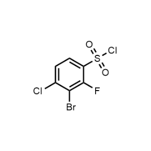 3-Bromo-4-chloro-2-fluorobenzene-1-sulfonyl chloride|CS-1173346