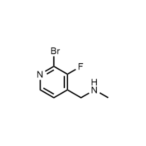 1-(2-Bromo-3-fluoropyridin-4-yl)-N-methylmethanamine|CS-1173361