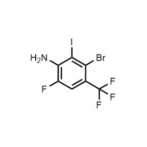 3-Bromo-6-fluoro-2-iodo-4-(trifluoromethyl)aniline|CS-1173778