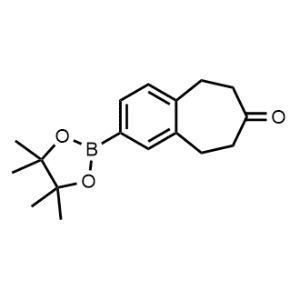2-(4,4,5,5-Tetramethyl-1,3,2-dioxaborolan-2-yl)-5,6,8,9-tetrahydro-7H-benzo[7]annulen-7-one|CS-1174402