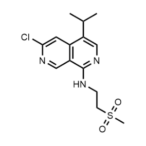 6-Chloro-4-isopropyl-N-(2-(methylsulfonyl)ethyl)-2,7-naphthyridin-1-amine|CS-1174464