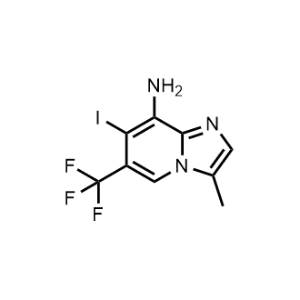 7-Iodo-3-methyl-6-(trifluoromethyl)imidazo[1,2-a]pyridin-8-amine|CS-1174487