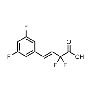 (E)-4-(3,5-Difluorophenyl)-2,2-difluorobut-3-enoic acid|CS-1174814