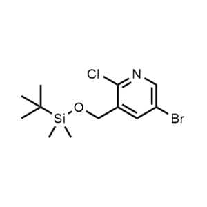 5-Bromo-3-(((tert-butyldimethylsilyl)oxy)methyl)-2-chloropyridine|CS-1174830