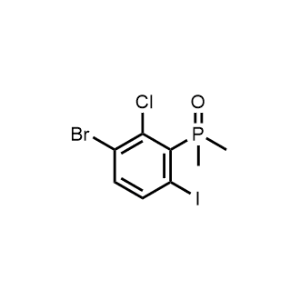 (3-Bromo-2-chloro-6-iodophenyl)dimethylphosphine oxide|CS-1175098