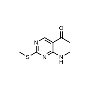 1-(4-(Methylamino)-2-(methylthio)pyrimidin-5-yl)ethan-1-one|CS-1175434