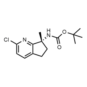 tert-Butyl (R)-(2-chloro-7-methyl-6,7-dihydro-5H-cyclopenta[b]pyridin-7-yl)carbamate|CS-1175449
