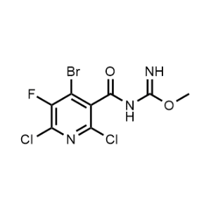 Methyl (4-bromo-2,6-dichloro-5-fluoronicotinoyl)carbamimidate|CS-1175525