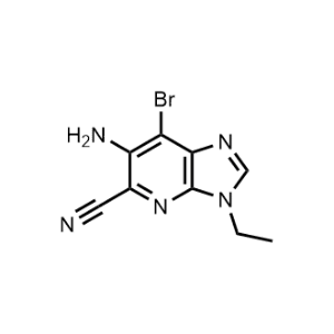 6-Amino-7-bromo-3-ethyl-3H-imidazo[4,5-b]pyridine-5-carbonitrile|CS-1175637