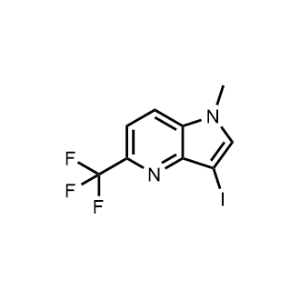 3-Iodo-1-methyl-5-(trifluoromethyl)-1H-pyrrolo[3,2-b]pyridine|CS-1175893